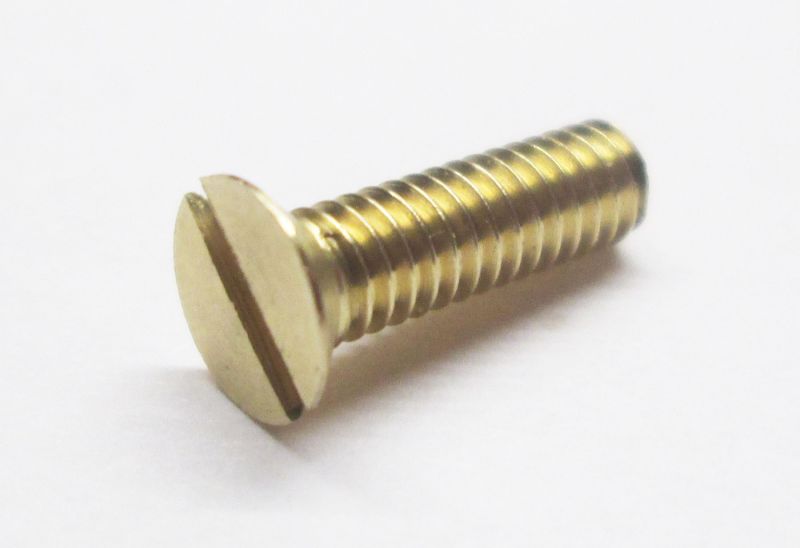 10  1/8 " x 1 1/4"  whitworth brass csk machine screws 
