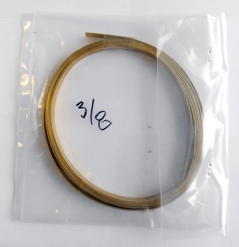 1" x 20g (0.9mm) Brass Boiler Banding - 8' Coil - EKP Supplies