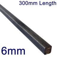 6mm Stainless Steel Square Bar - 12" Length