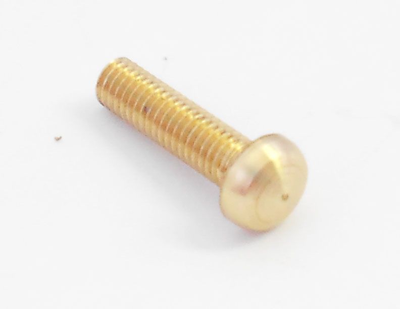 Cone Point X 10 6ba X 3/16” Brass Slotted Grub Screws 