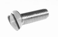 10BA x 1/8" Steel Slotted Countersunk Screw - qty 100