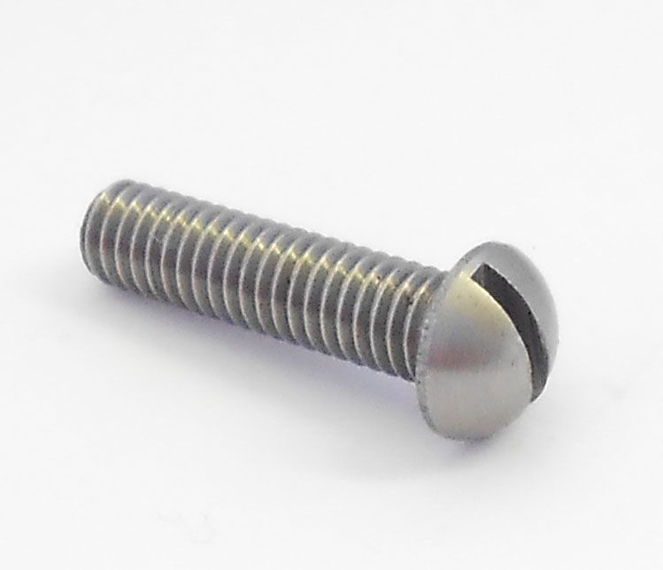 Steel Roundhead Screws (Slotted)