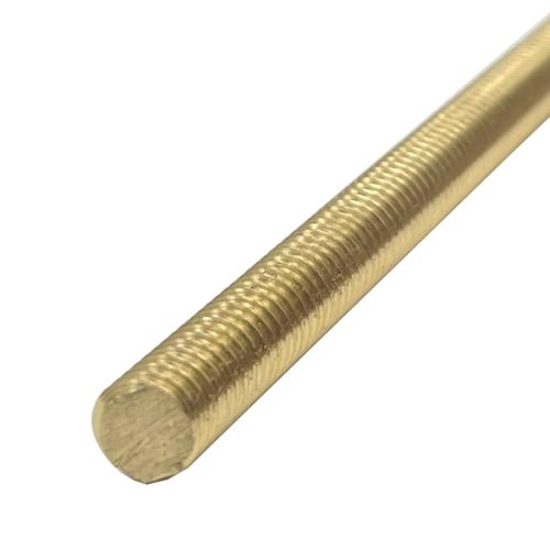5/32" BSW Brass Studding (Threaded Rod) - 12" Length