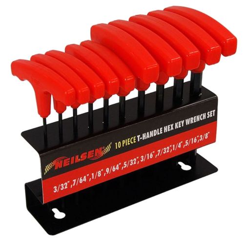 10pc Imperial THandle Hex Allen Key EKP Supplies Precision Turned