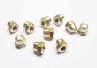 5BA Solid Brass Dome Nuts Qty 10