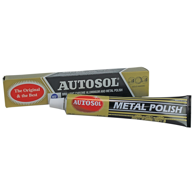 Autosol Chrome Aluminium & Metal Polish 75ml Tube EKP Supplies